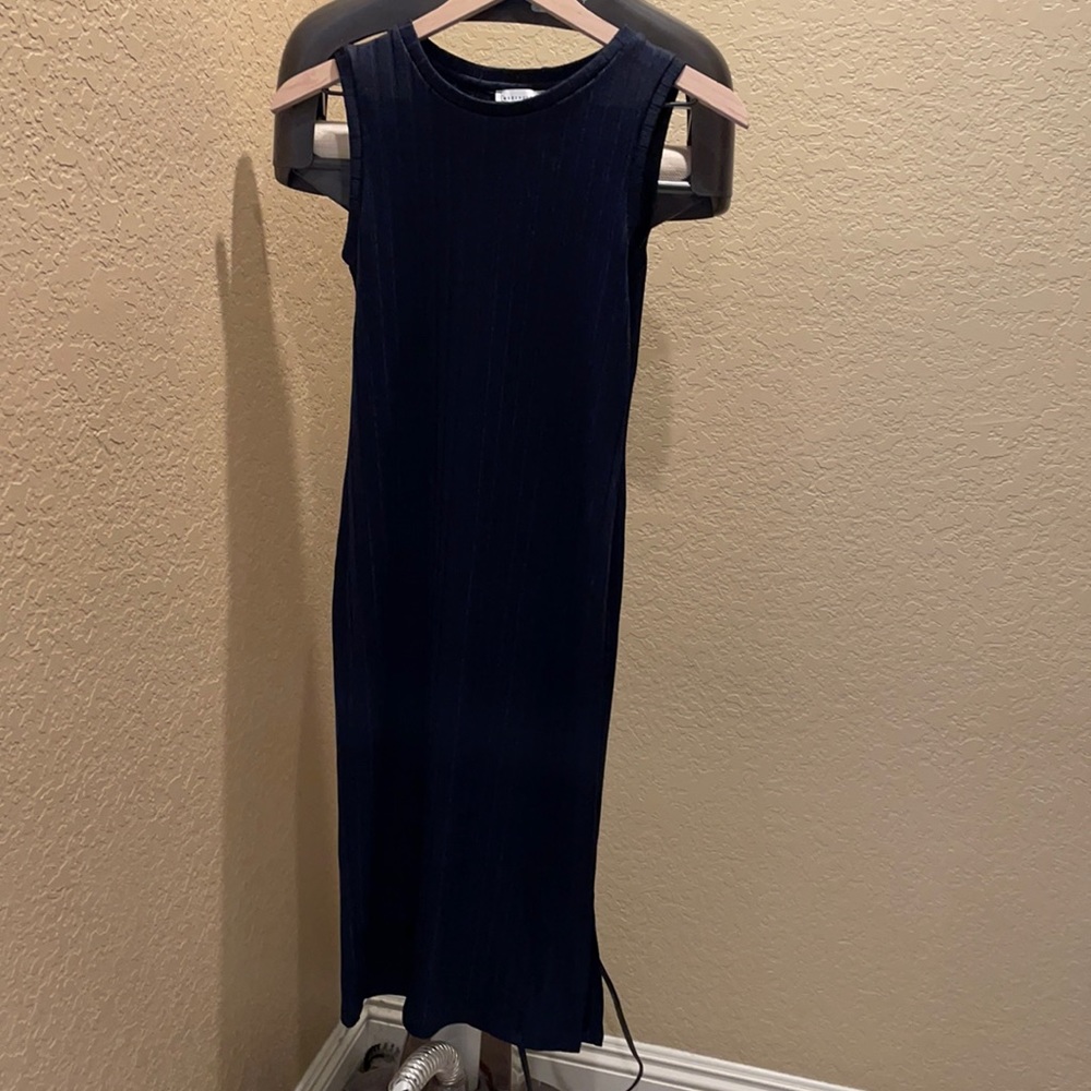 Warehouse midi fitted dress